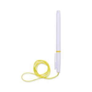Caneta Plástica Com Cordão